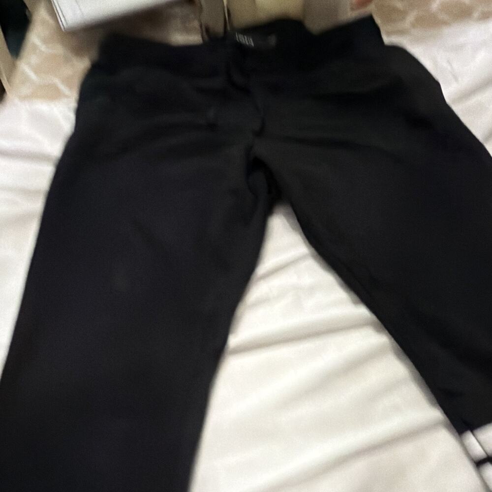 Torrid Women’s Size 2 18/20 Black Jogger Pants Pink Ribbon Striped Sweatpants